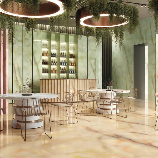 Πλακάκι Tele Di Marmo Pure Onyx Giada γυαλιστερό 60x120 cm  